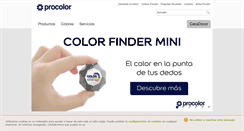 Desktop Screenshot of procolor.es