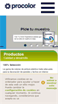 Mobile Screenshot of procolor.es