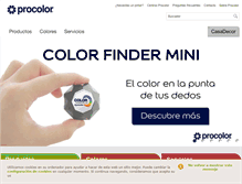 Tablet Screenshot of procolor.es